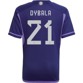 Seconda Maglia Argentina Mondiali 2022 Paulo Dybala 21